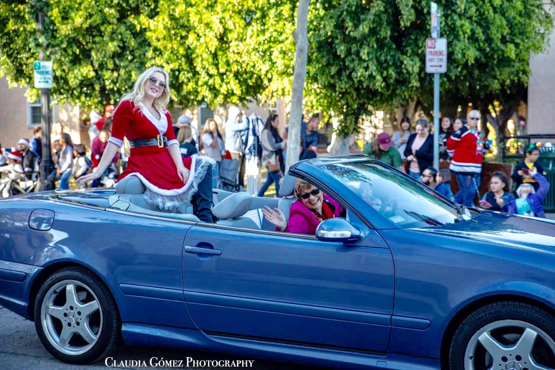 Cooper Phillip at the Downey Christmas Parade. Photo by Claudia Gomez
