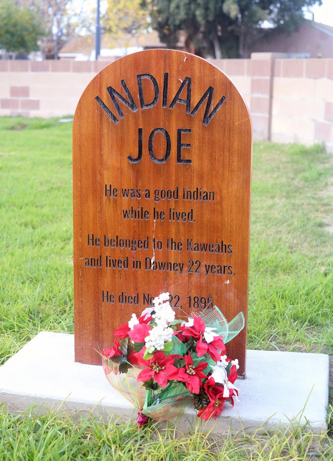 Indian Joe, Downey's original friendly neighbor