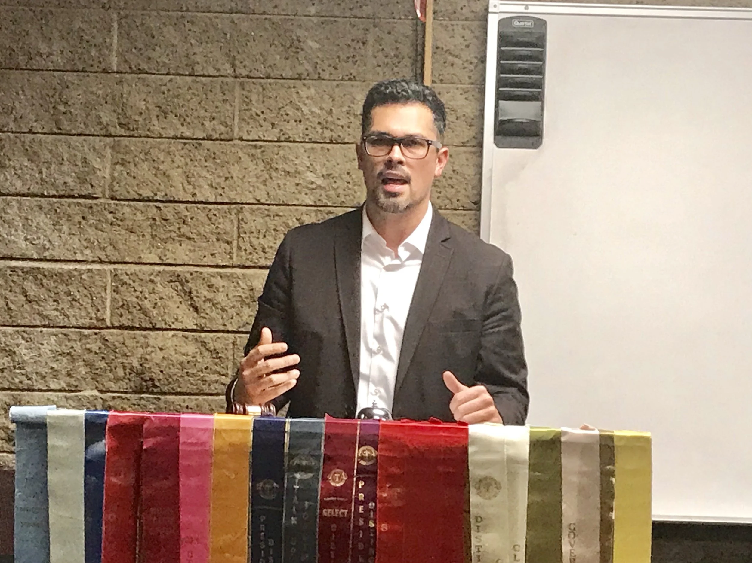 Toastmasters club swears in new members