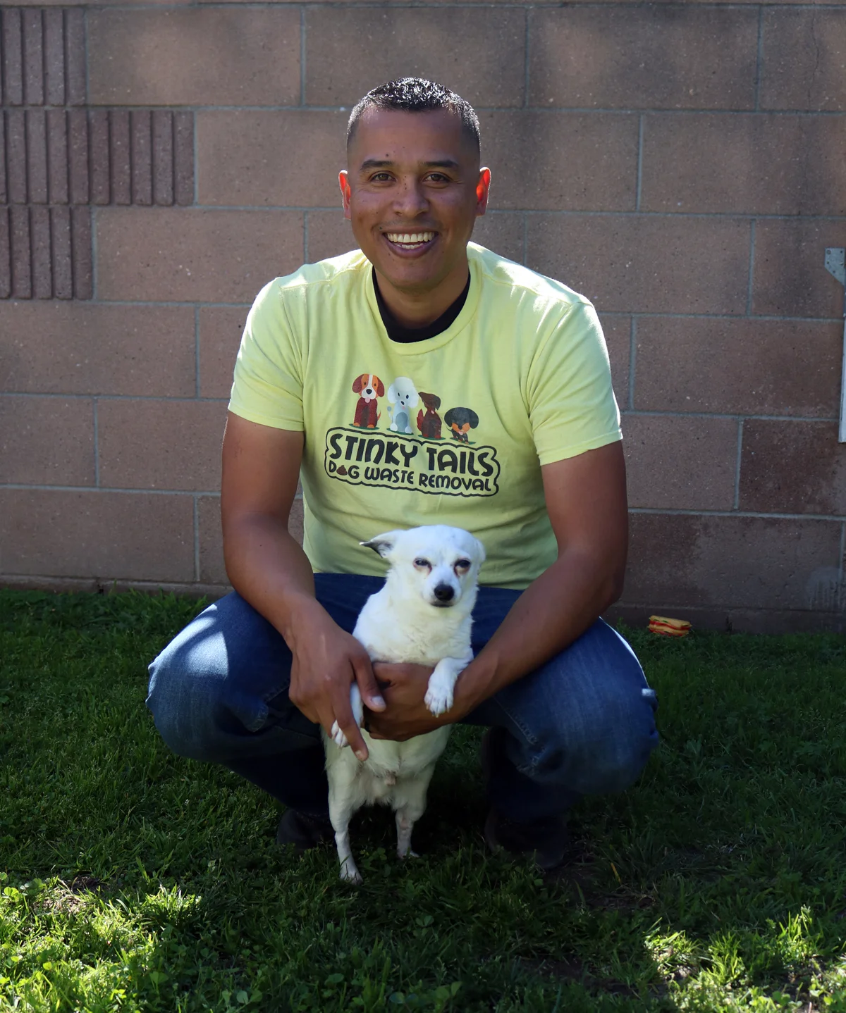 PHOTO BY ALEX DOMINGUEZ Cesar Moreno, founder of Stinky Tails.