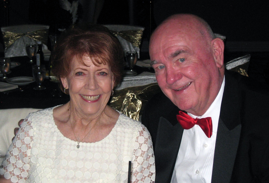 Stella and Jim Derry.. ”I could not have done it without her,” Jim said. Photo by Lorine Parks