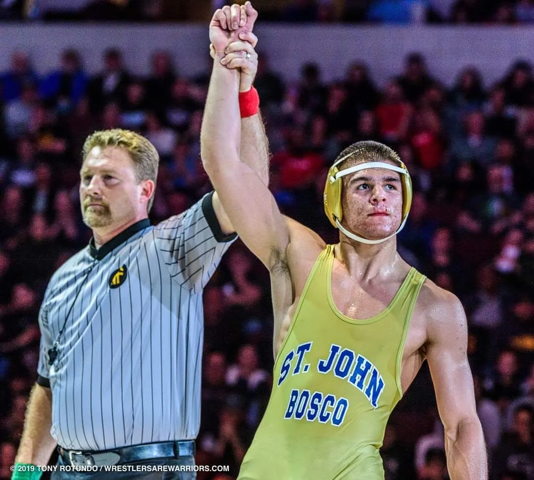 Bosco wrestler ranked top in state