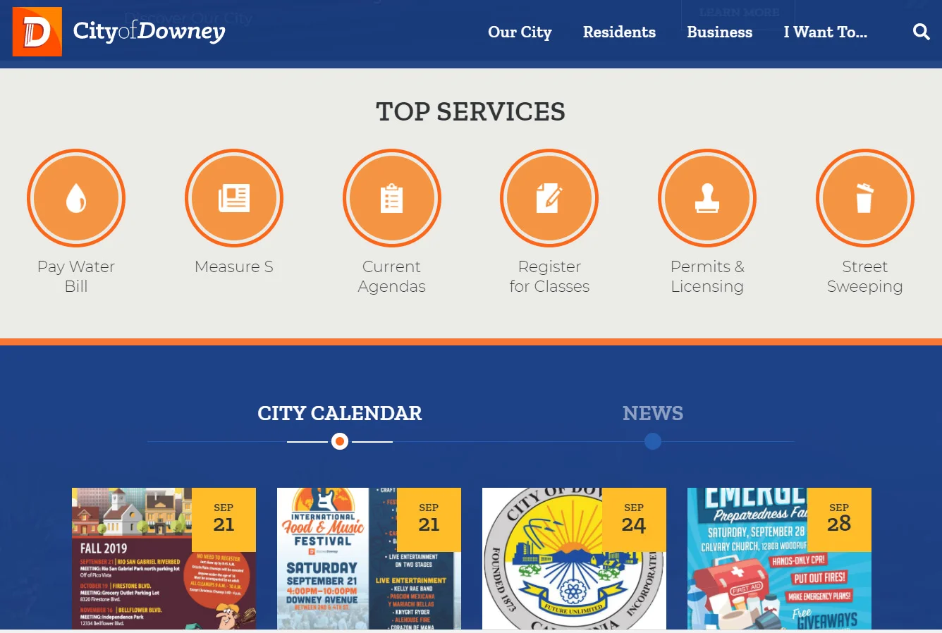 City of Downey debuts redesigned website