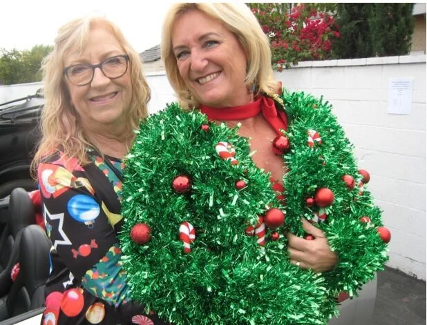 Taking in the Downey Christmas Parade