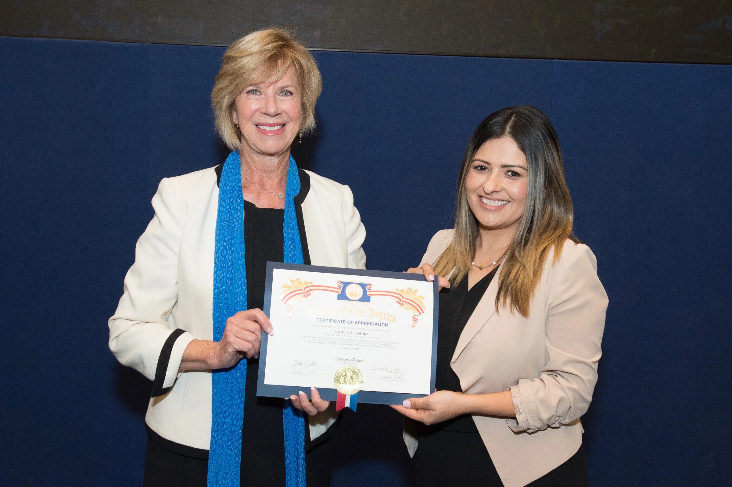 Downey veteran delivers Pledge of Allegiance at county board meeting