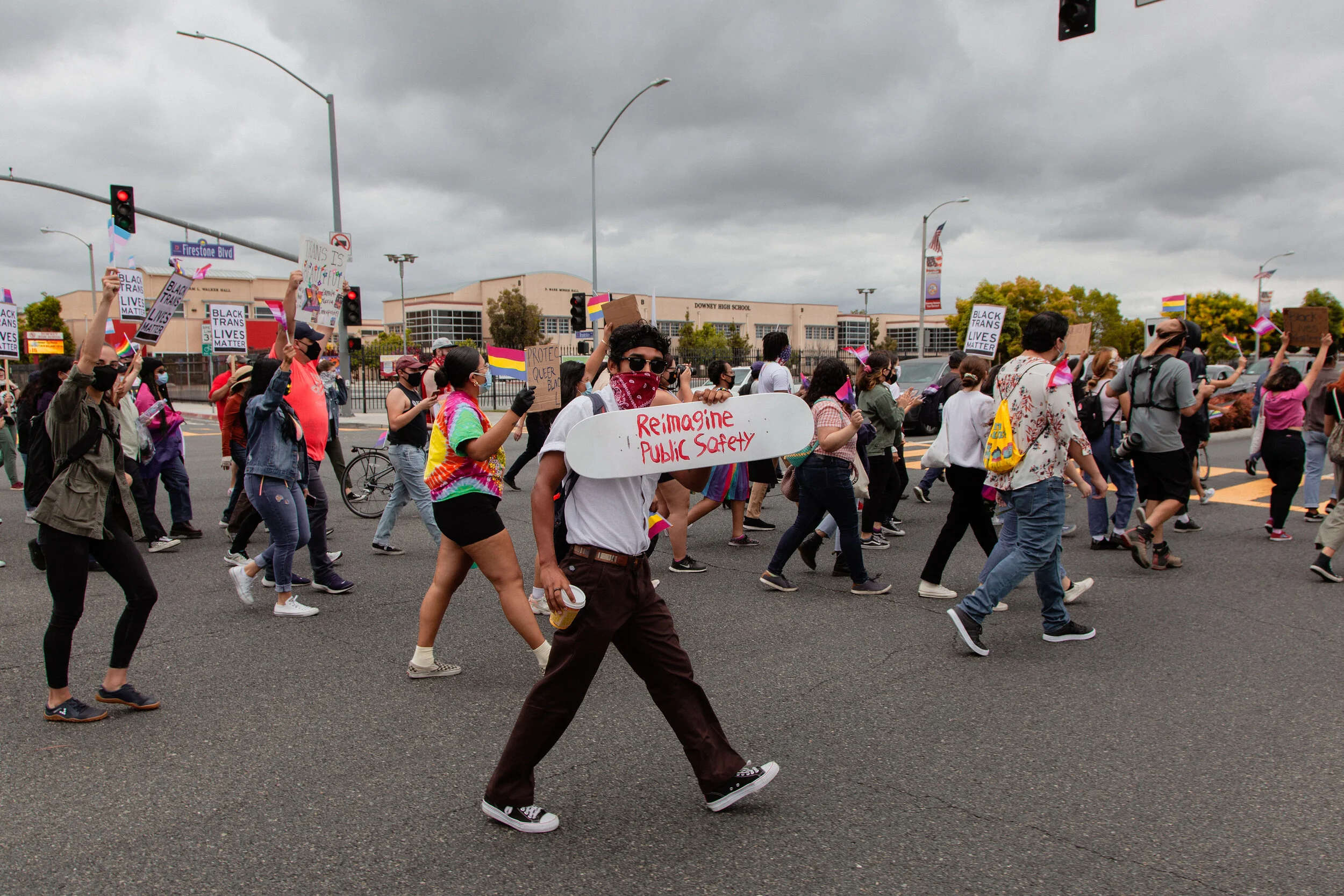 In Downey, young people call for systemic change