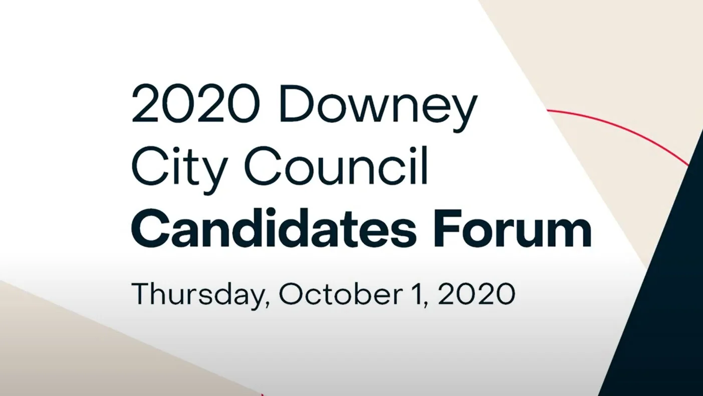 2020 Downey City Council Candidates Forum