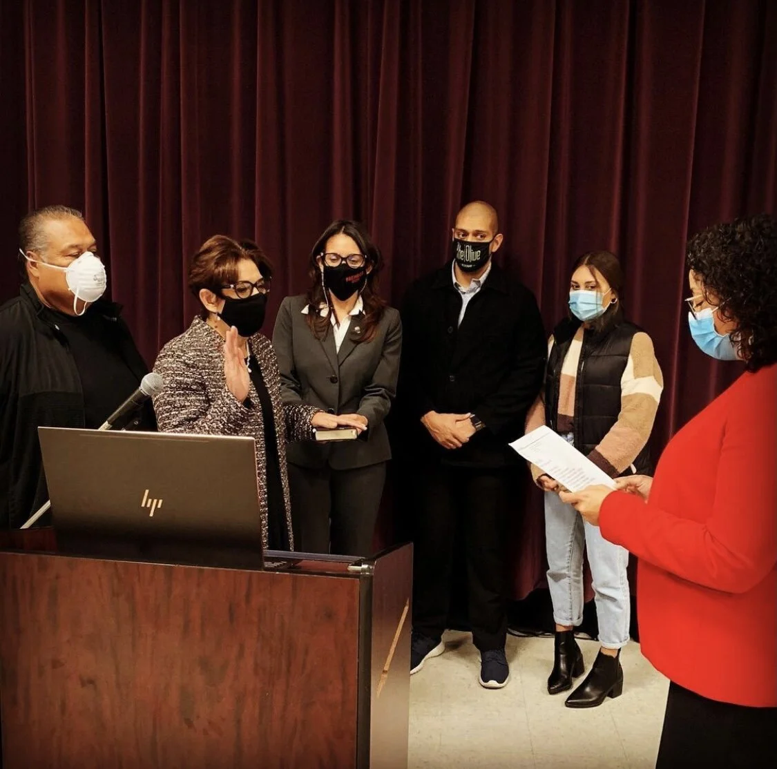 Pacheco sworn-in as Cerritos College board member