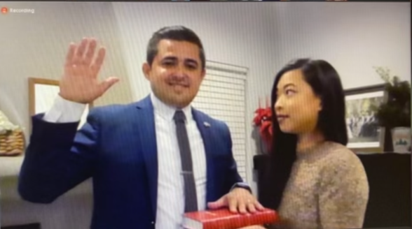 Victor Sanchez becomes Bellflower's youngest council member