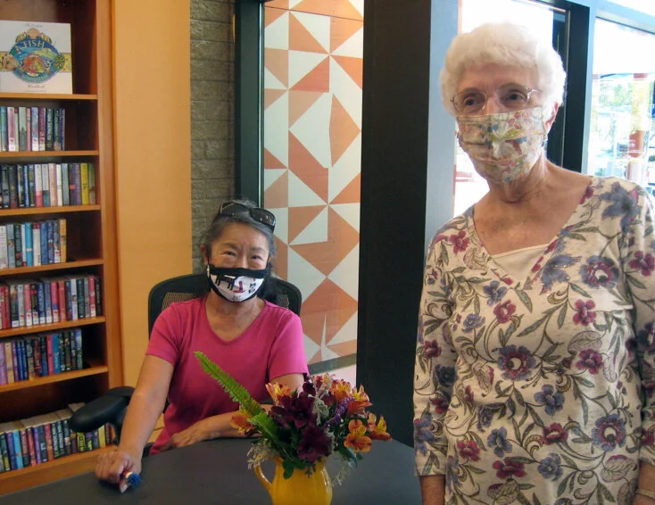 Visiting the Downey City Library on its soft opening