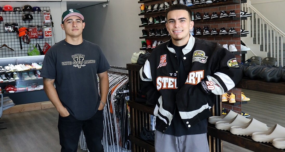 Young entrepreneurs open sneaker store in Downey