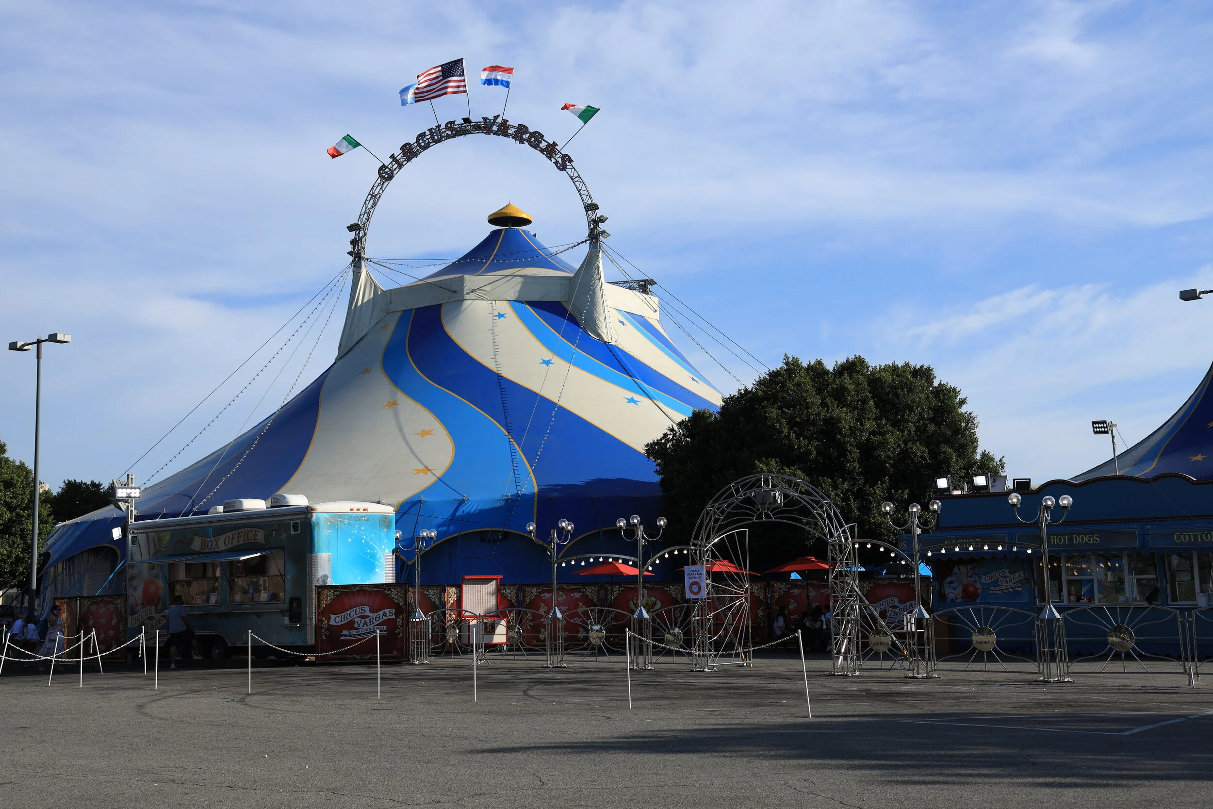 Circus Vargas arrives in Downey