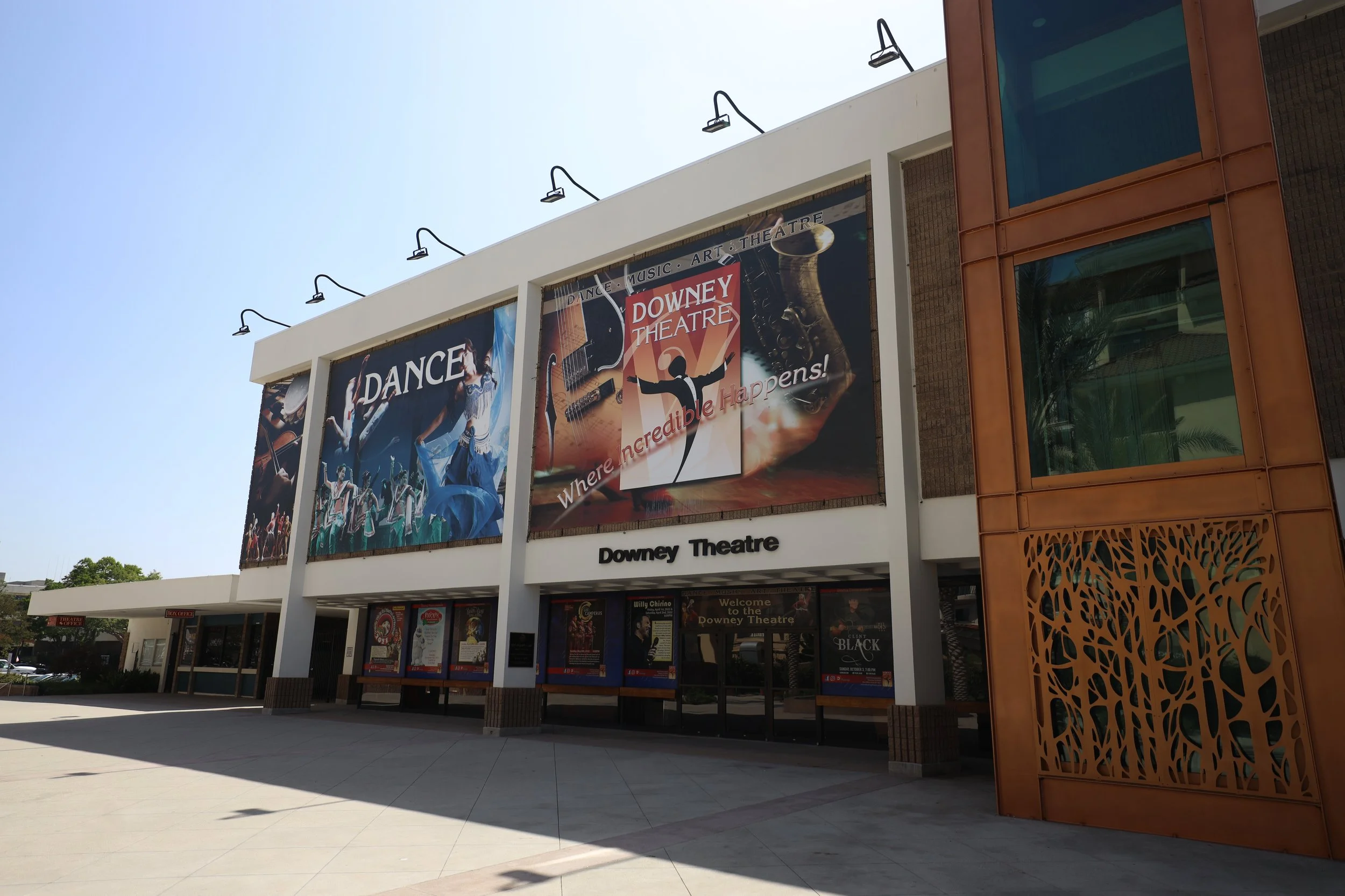 Downey to replace worn theater banners