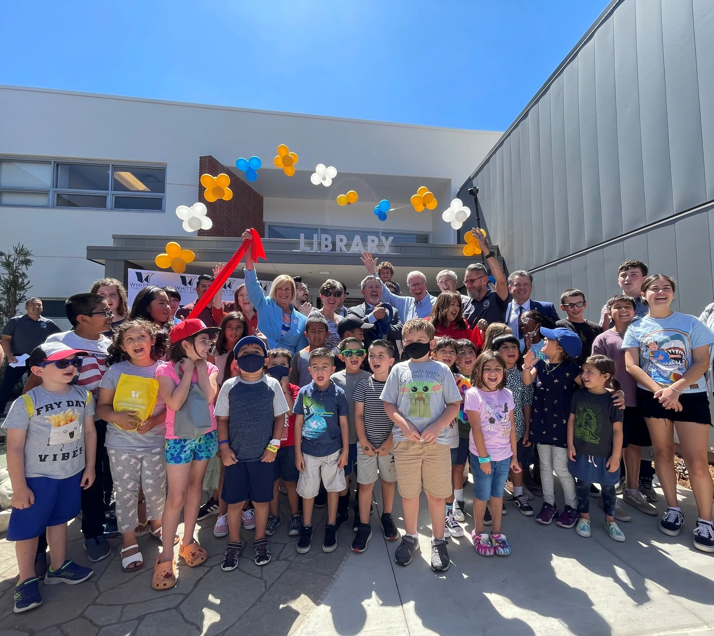 Whittier celebrates reopening of central library
