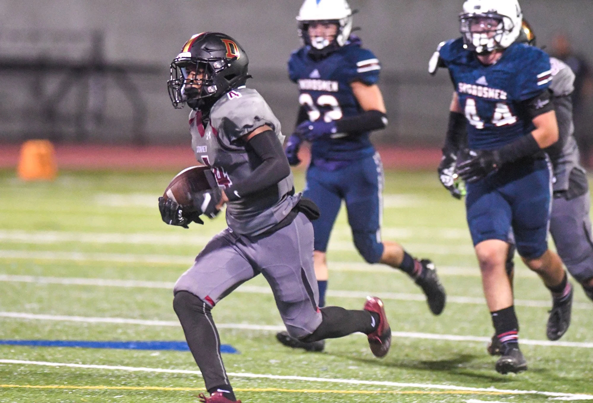 Keion Andrew scores 4 TD's to lead Downey past St. Paul