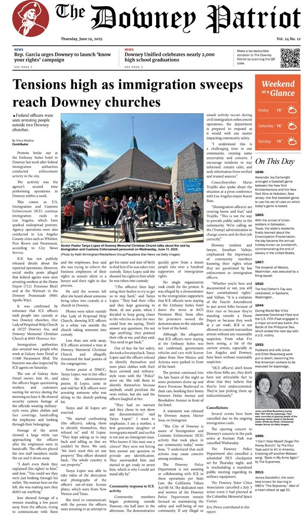 VOL. 24, NO. 12. JUNE 19, 2025