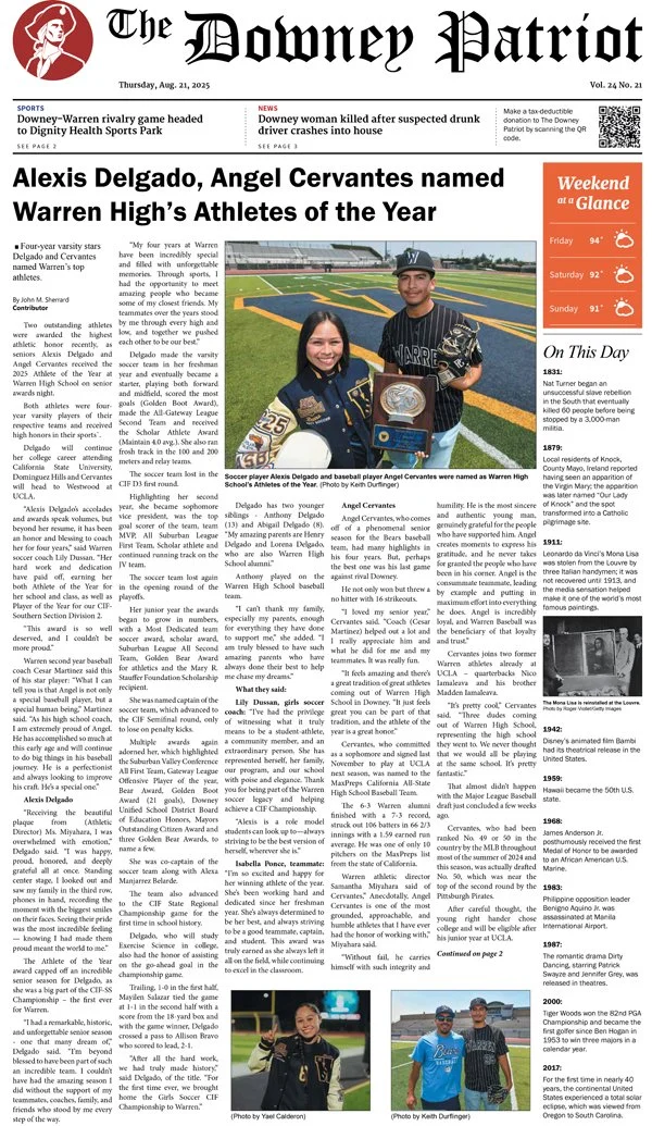VOL. 24, NO. 21. AUGUST 21, 2025