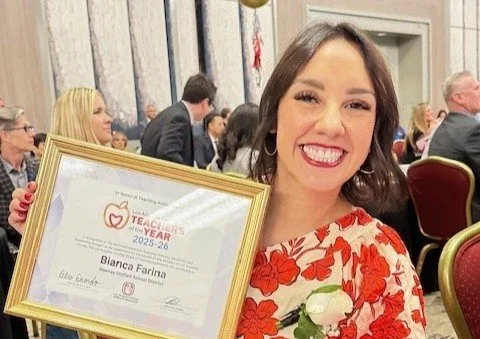 Columbus High School's Bianca Farina named Teacher of the Year