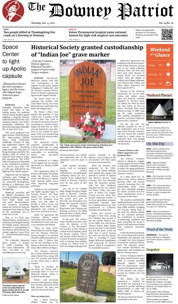 VOL. 24, NO. 36. DECEMBER 4, 2025
