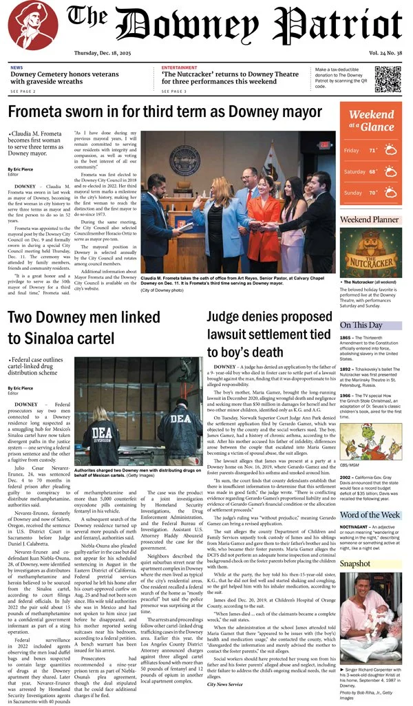 VOL. 24, NO. 38. DECEMBER 18, 2025