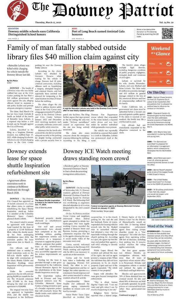 VOL. 24, NO. 50. MARCH 12, 2026