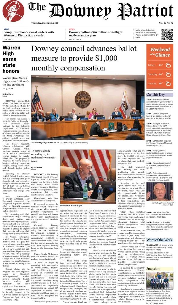 VOL. 24, NO. 52. MARCH 26, 2026