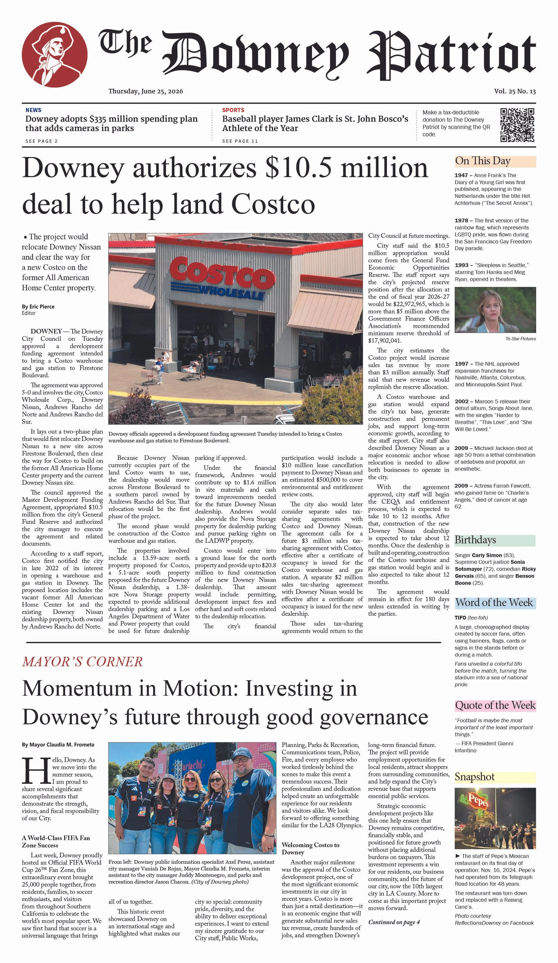 Vol. 25, No. 12, June 25, 2026