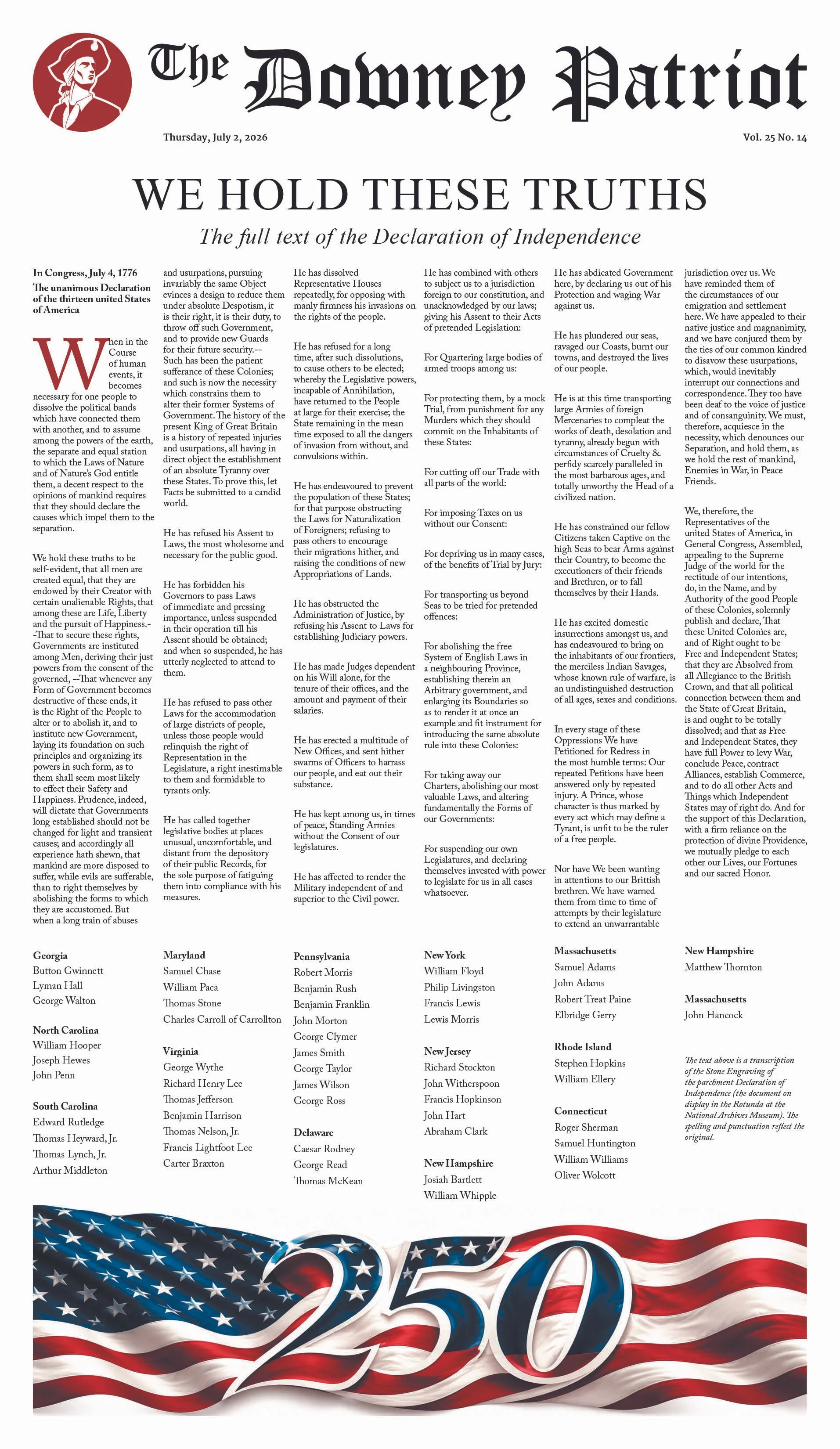 Vol. 25, No. 13, July 2, 2026