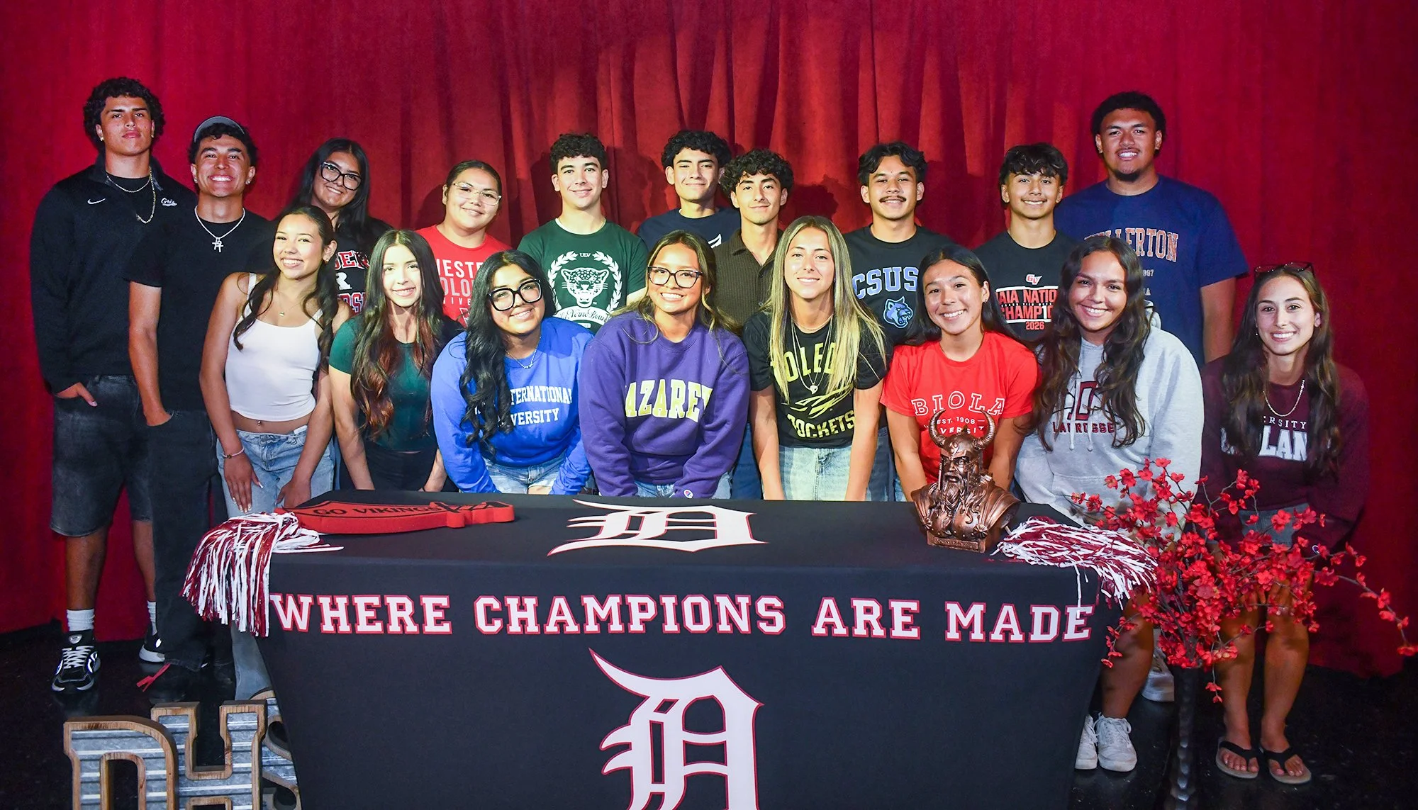 Downey High School announces a record  20 college athletic signees