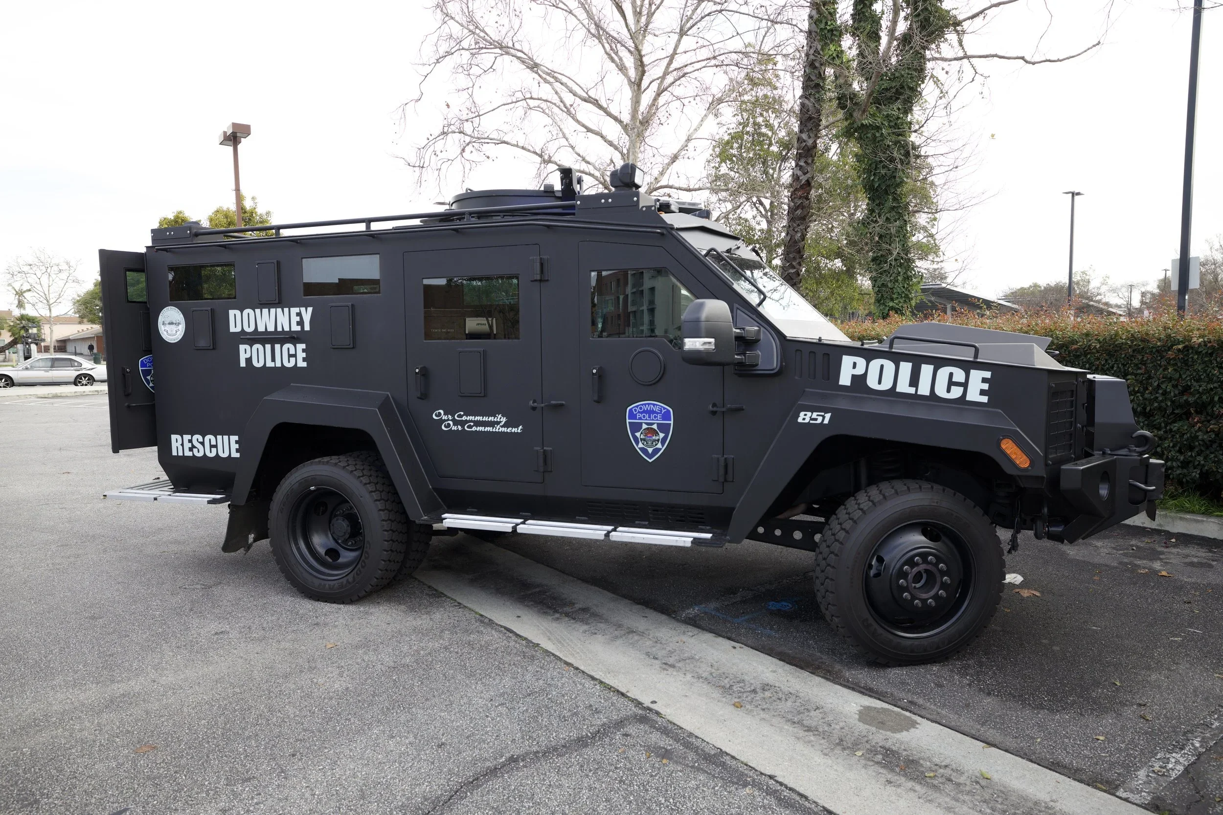 Downey police detail use of drones, armored vehicle