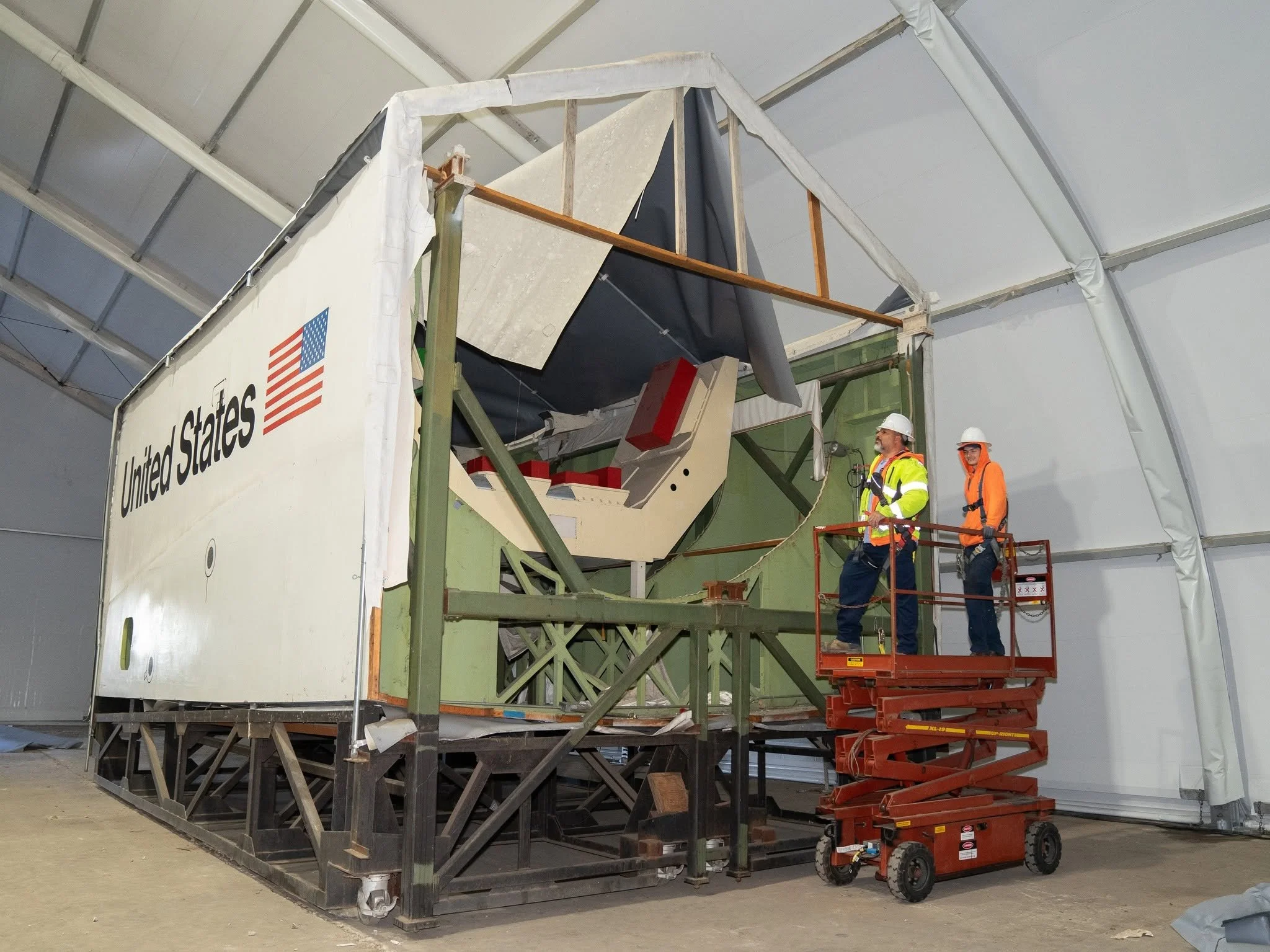 Downey Space Center showcases historic shuttle mockup restoration