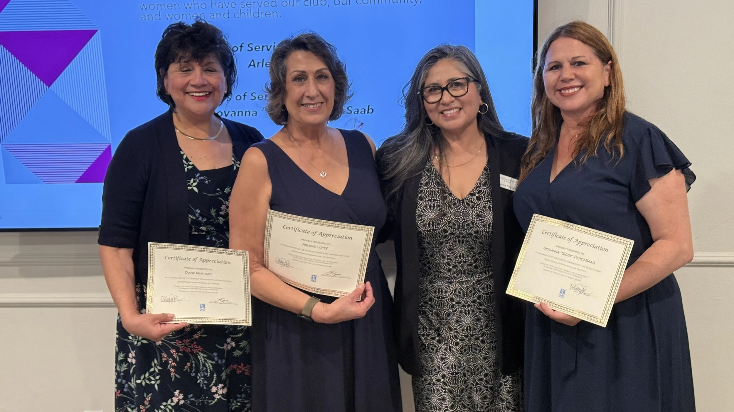 Soroptimist of Downey honors five local leaders as Women of Distinction