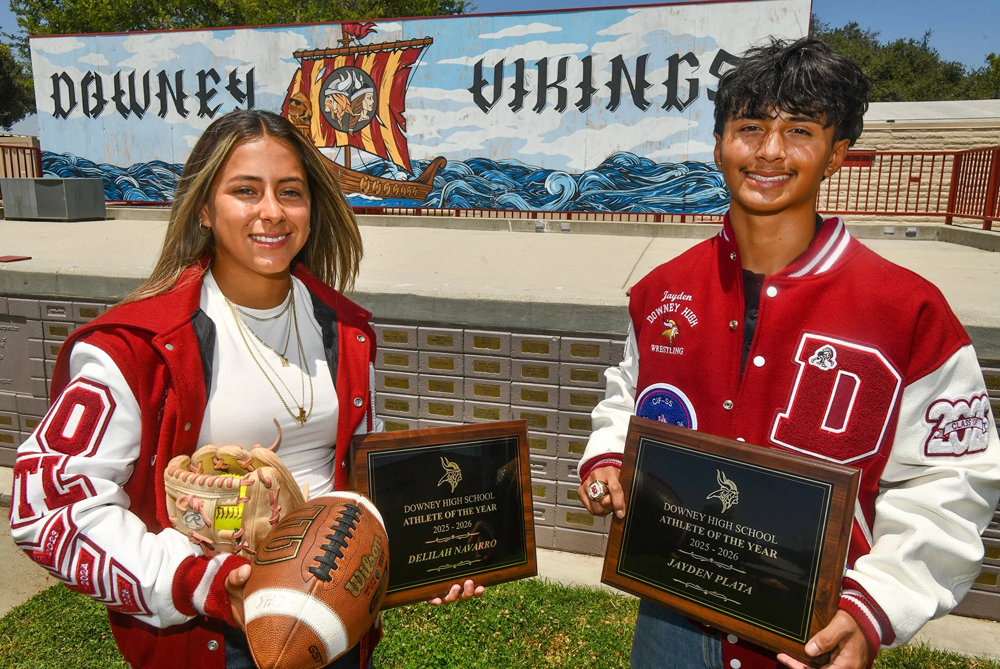 Plata, Navarro named Downey Athletes of the Year