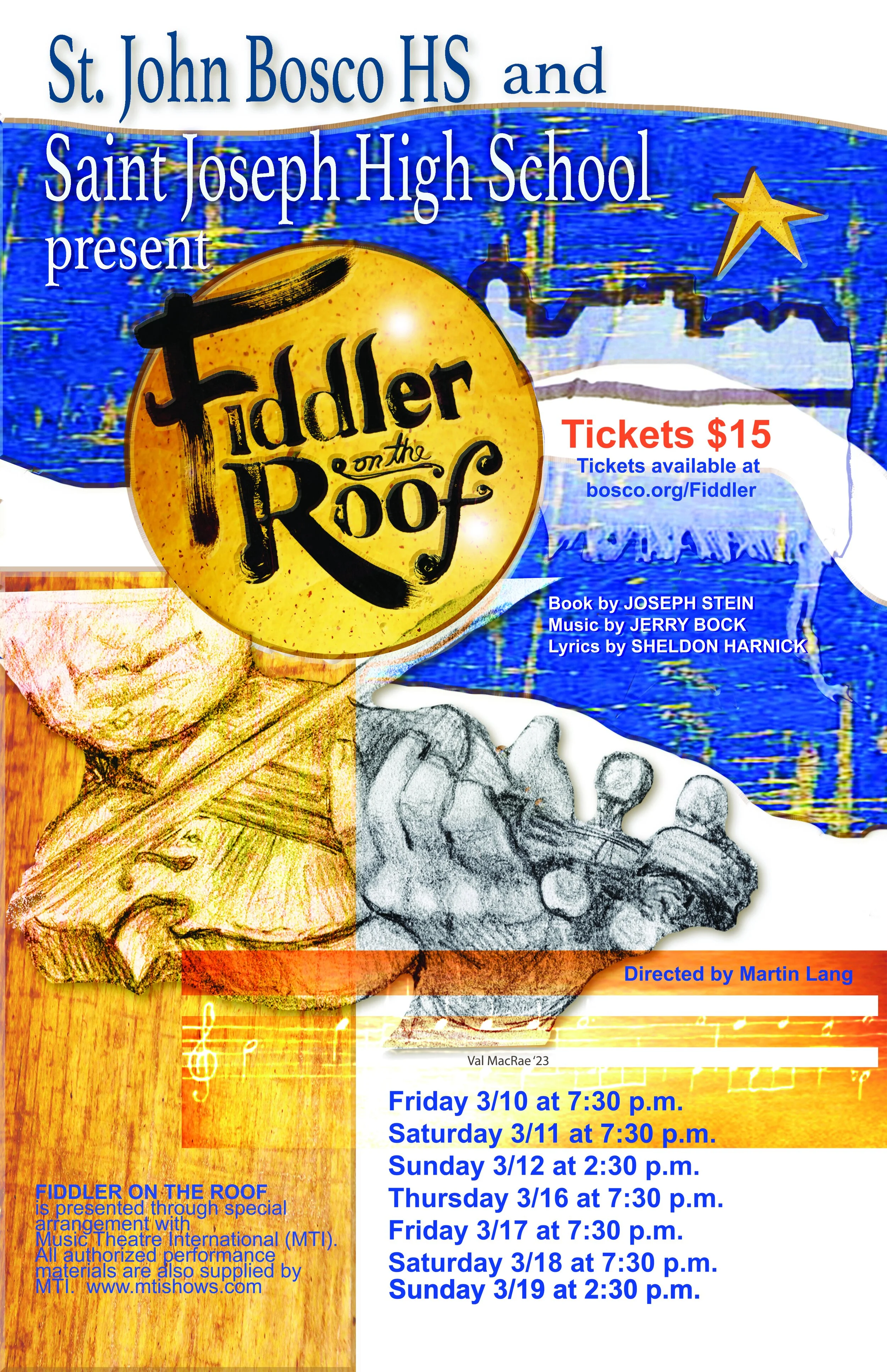 Theater students performing 'Fiddler on the Roof' — The Downey Patriot