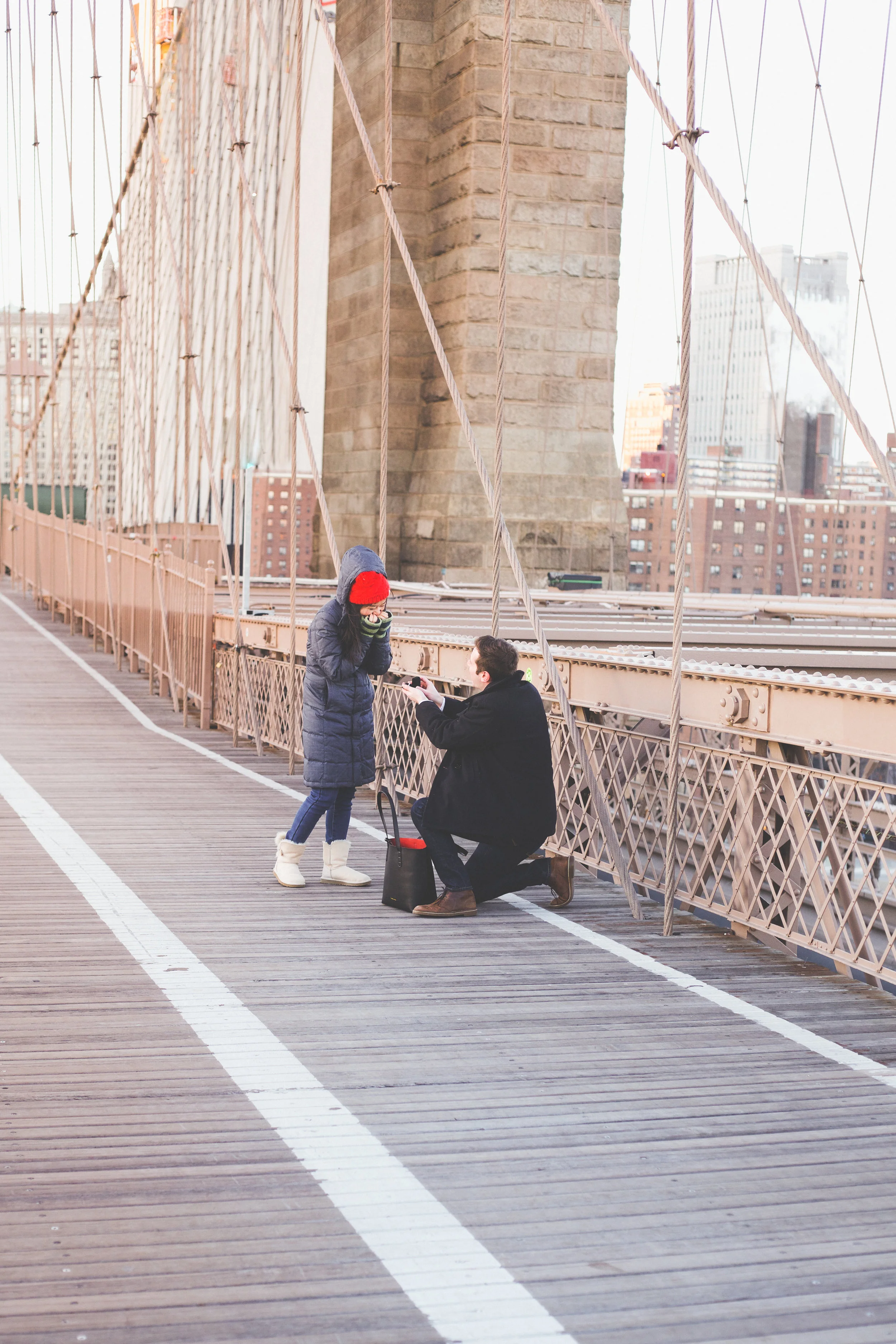 Matt & Honglei's Brooklyn Bridge Proposal