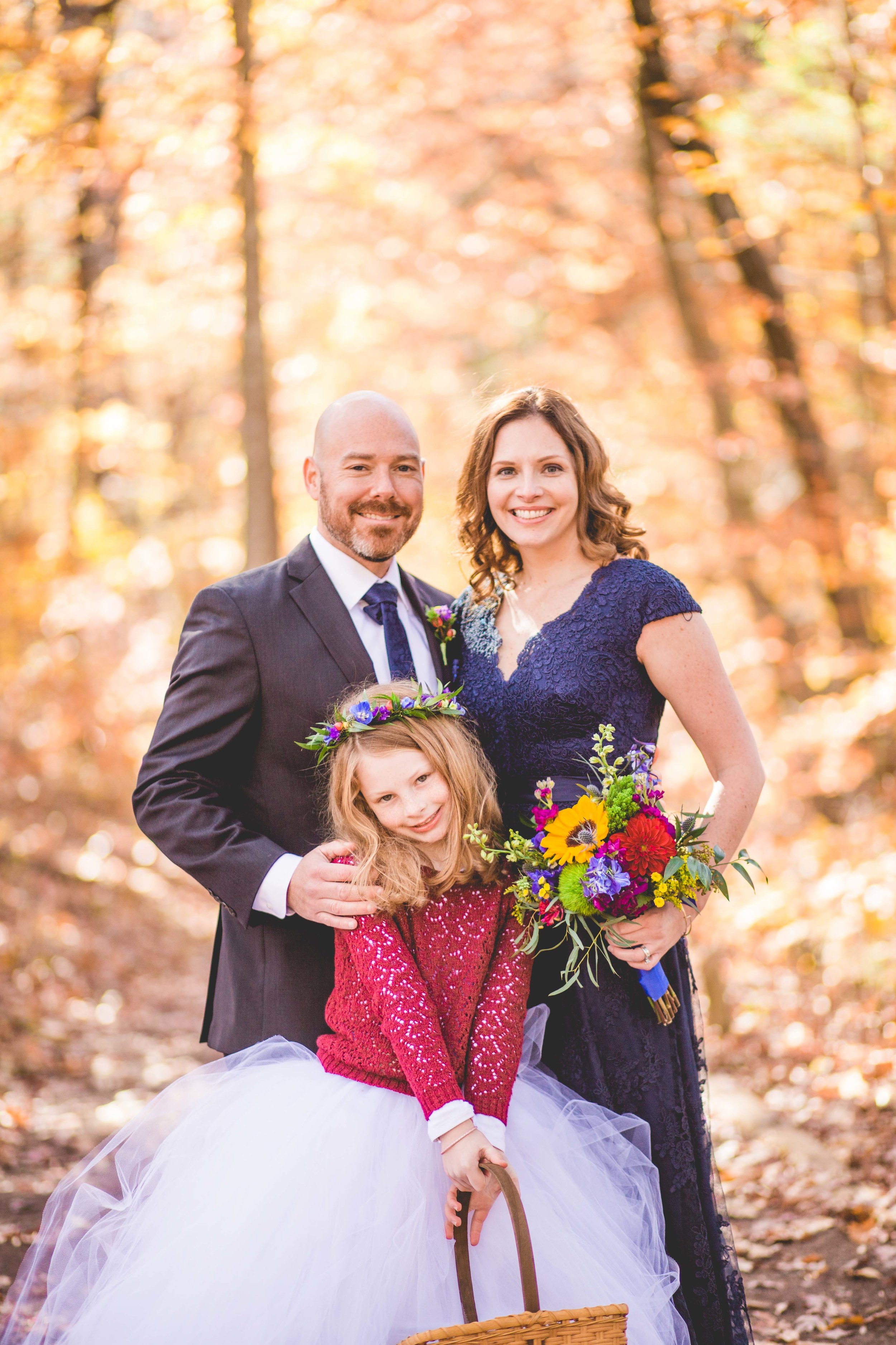 discoverwanderlove - Laura + Ryan // Woodsy Autumn Wedding // Bowman's ...