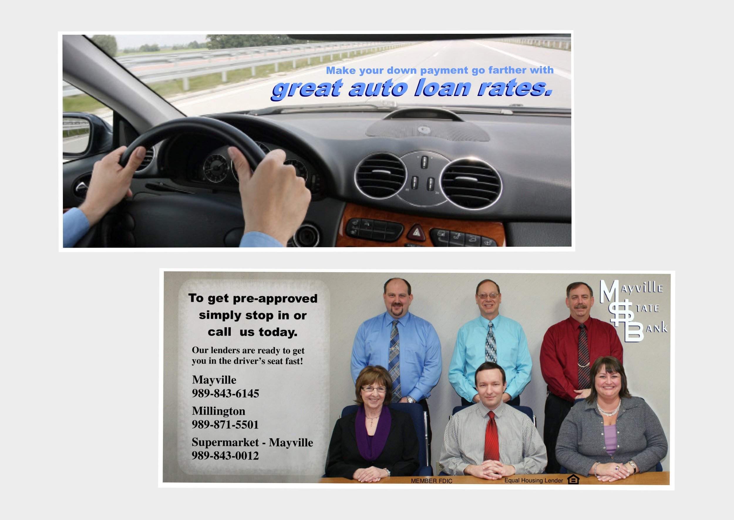 Auto Loan statement stuffer