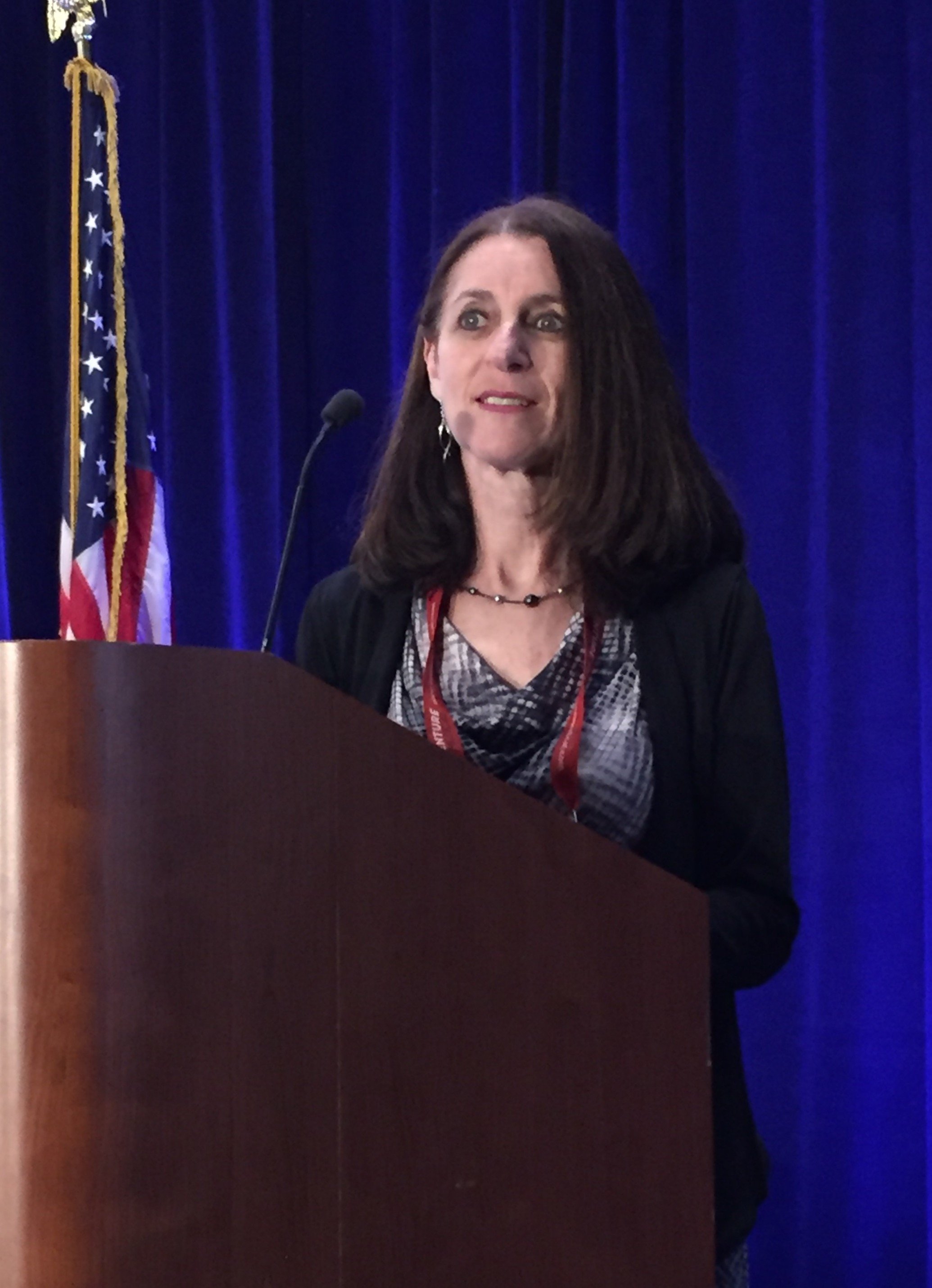 Phenelle Segal, RN, CIC, FAPIC, founder of Infection Control Consulting Services, presenting to the Ohio Association of Ambulatory Surgery Centers in 2018.