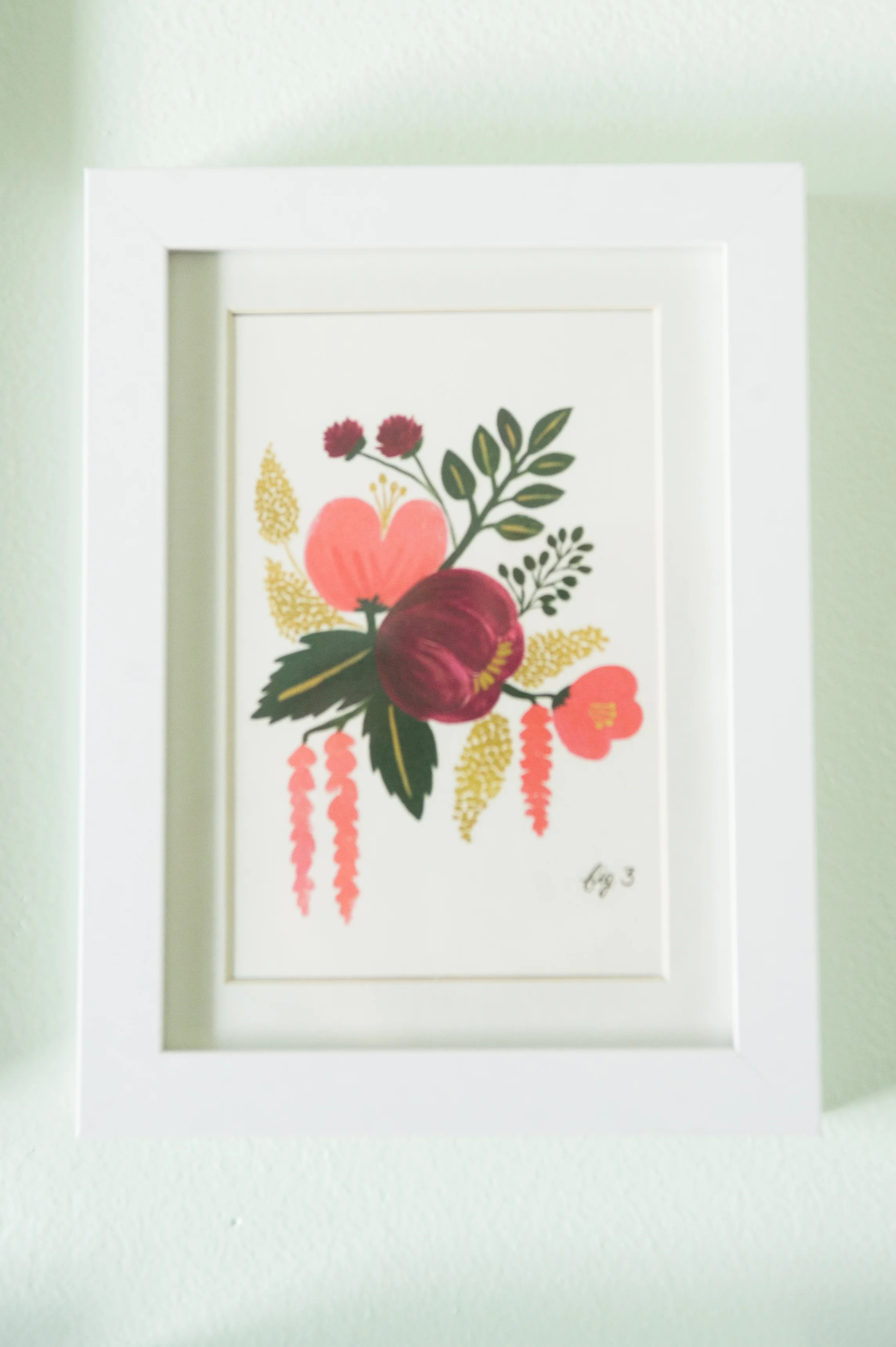 Nursery // Rifle Paper Co. // Mint, Coral, and Gold // 5 O'Clock Design Co.