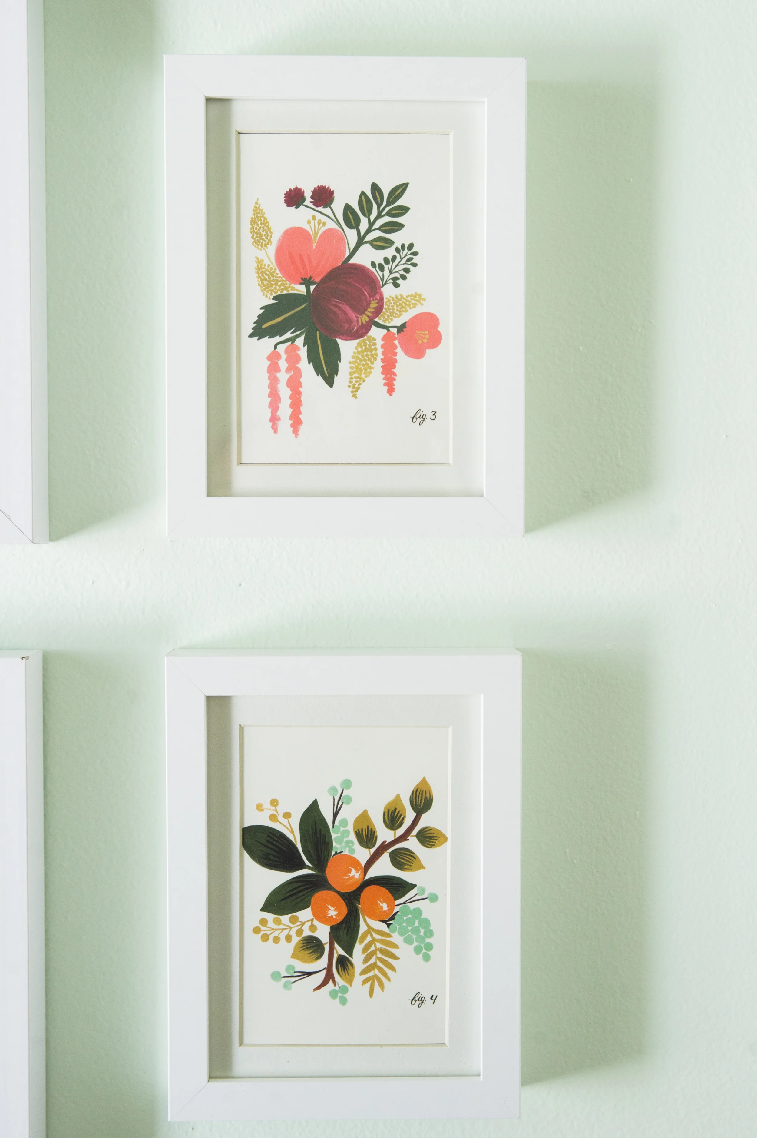 Nursery // Rifle Paper Co. // Mint, Coral, and Gold // 5 O'Clock Design Co.
