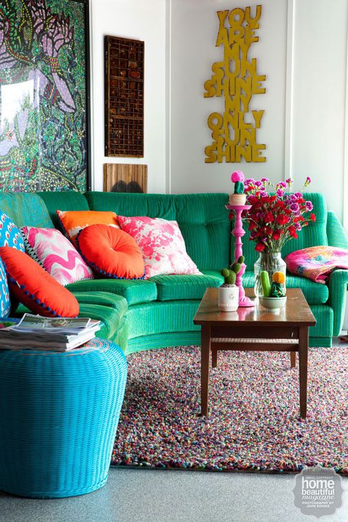 Jewel Tone Living Room