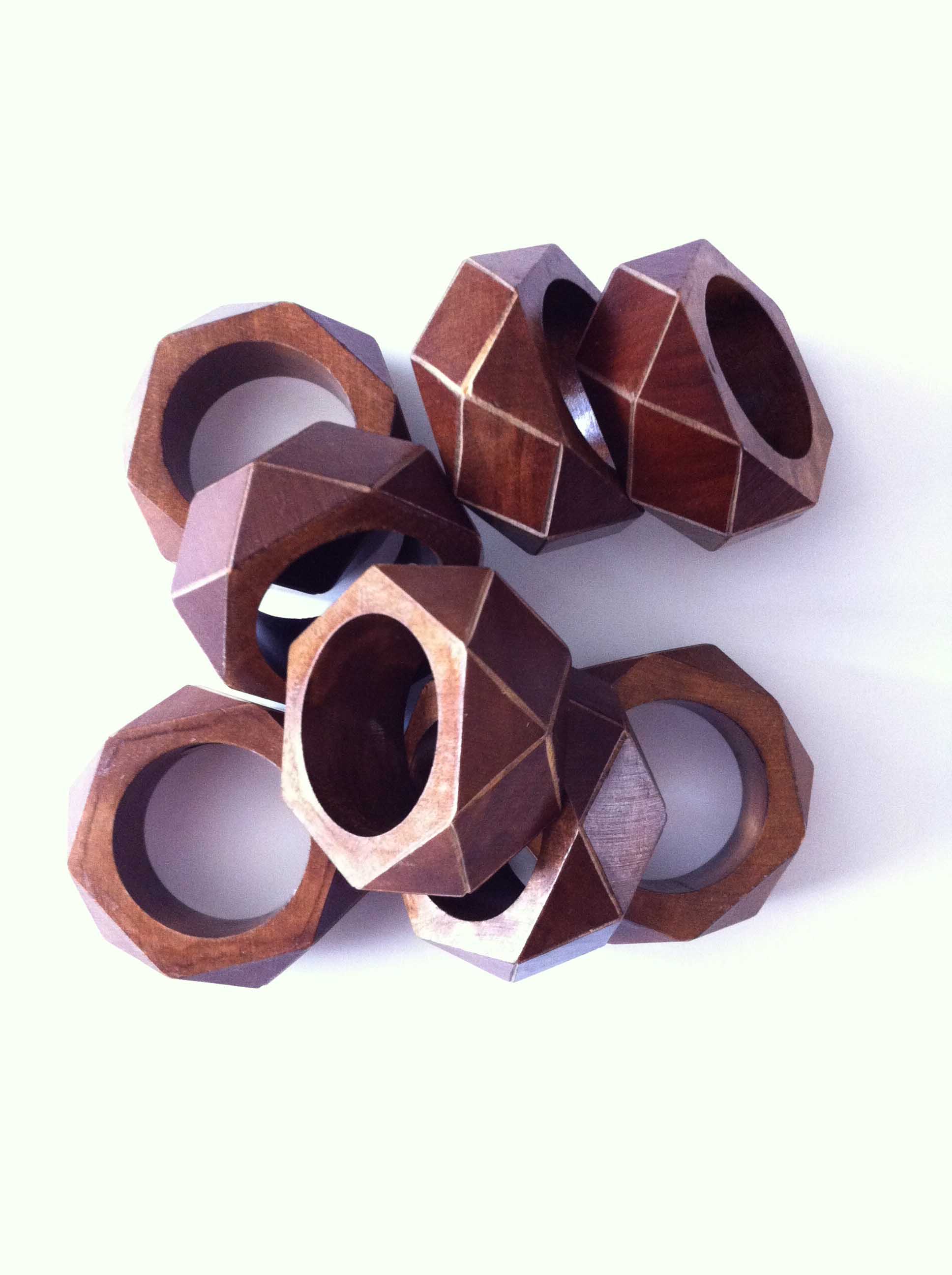 Wooden Napkin Rings for Fall