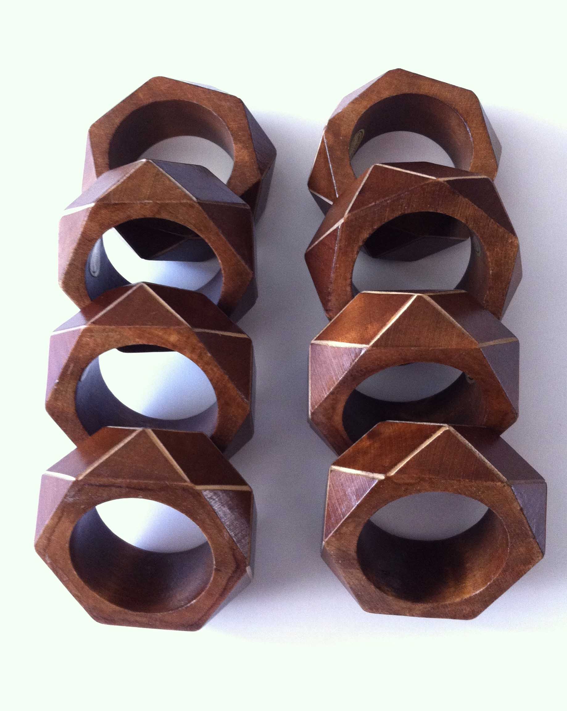 Wooden Napkin Rings for Fall