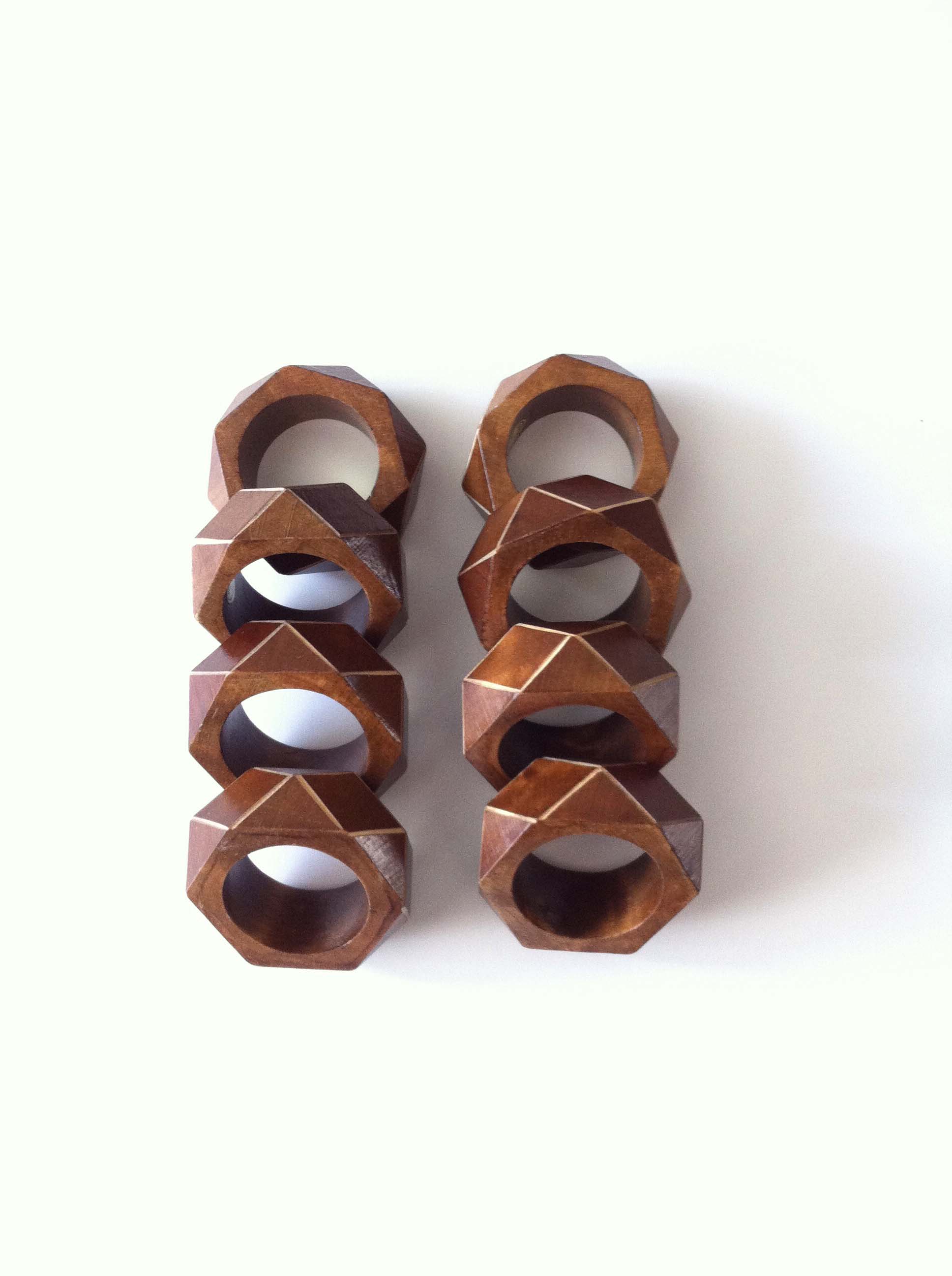 Wooden Napkin Rings for Fall