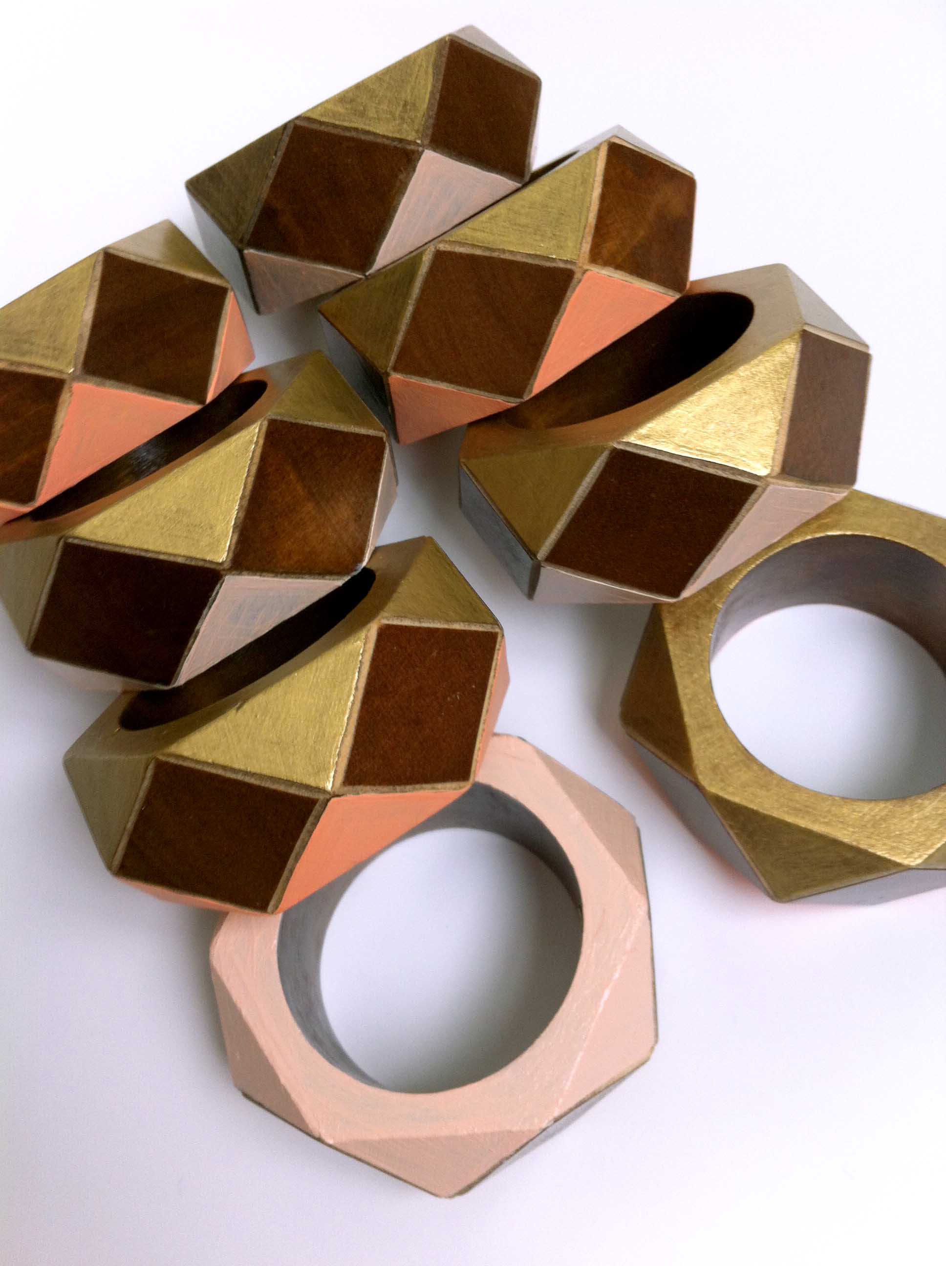 Wooden Napkin Rings for Fall