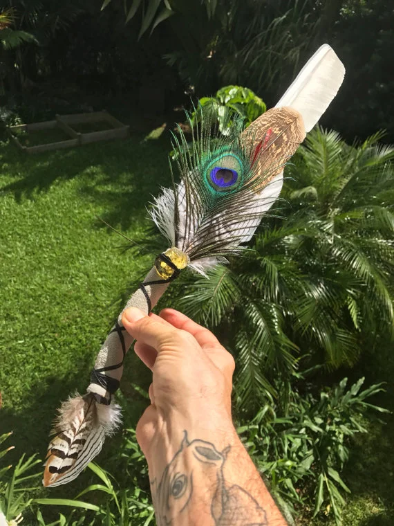 Shamanic Blade - white feather5.jpg