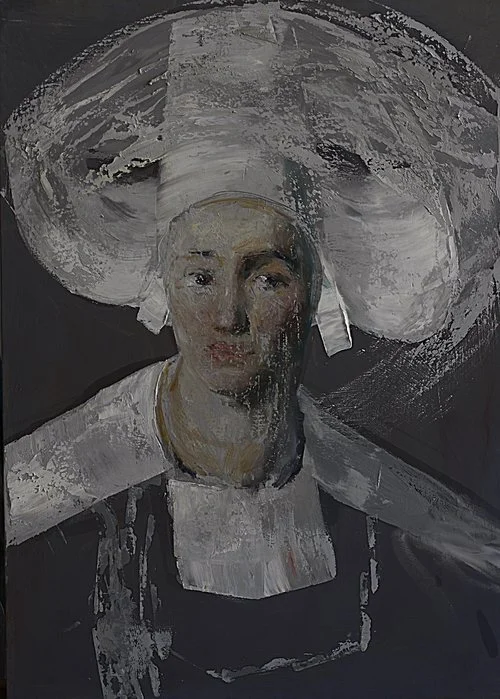  Oil on Paper, plywood 2018  