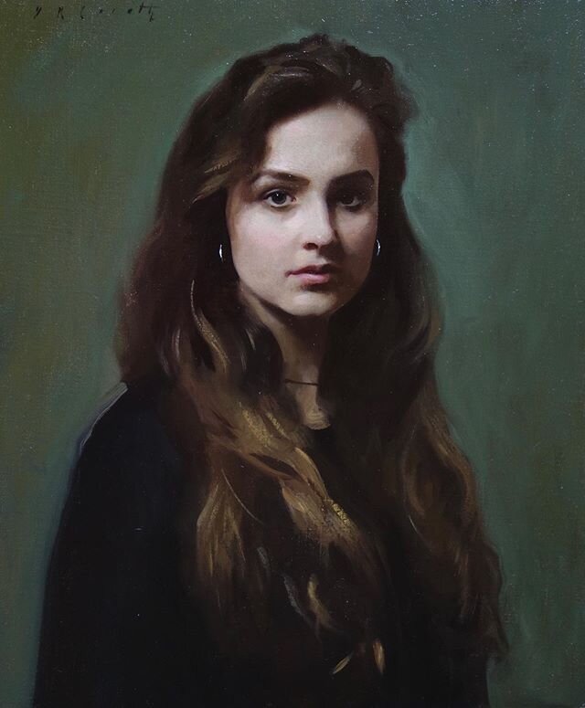 An oil portrait from a couple of years ago of Larissa
.
.
.
#oilpainting #portraitpainting #directpainting #jamiecoreth #oilonlinen