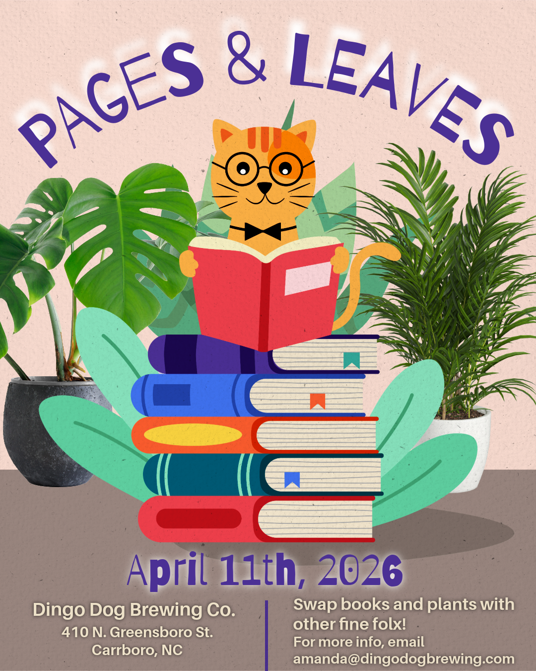 Pages &amp; Leaves Used Book and Plant Swap