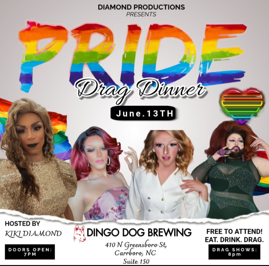 Diamond Productions Presents Drag Me to Dinner Pride Show